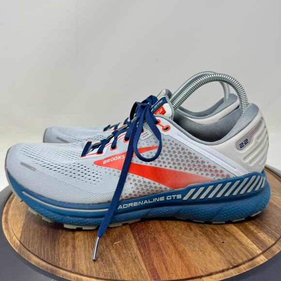 Brooks Adrenaline GTS 22 Running Shoes Gray Sneakers Men's Size 11.5 - Picture 3 of 8